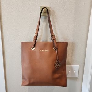 Brown leather Michael Kors Tote